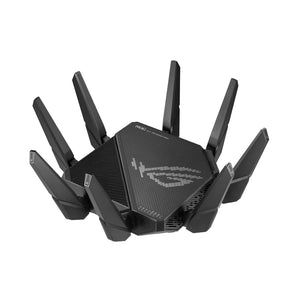 Asus GT-AX11000 Pro Tri-band WiFi 6 (802.11ax) gaming router; 10G port; 2.5G WAN port; dual WAN; AiMesh support; VPN Fusion; Tri-Band router