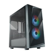 Load image into Gallery viewer, Cooler Master CMP 320, Mini Tower, PC CASE, Black, micro ATX, Mini-ITX, Plastic, Steel, Tempered glass, Multi Colour
