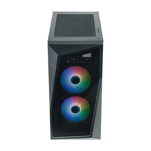 Cooler Master CMP 320, Mini Tower, PC CASE, Black, micro ATX, Mini-ITX, Plastic, Steel, Tempered glass, Multi Colour