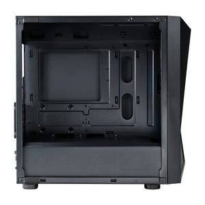 Cooler Master CMP 320, Mini Tower, PC CASE, Black, micro ATX, Mini-ITX, Plastic, Steel, Tempered glass, Multi Colour