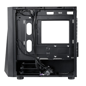 Cooler Master CMP 320, Mini Tower, PC CASE, Black, micro ATX, Mini-ITX, Plastic, Steel, Tempered glass, Multi Colour