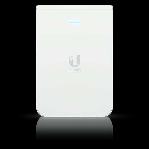 Ubiquiti UniFi - WiFi 6 - U6 In Wall Access Point, No PoE injector included, Wall-mounted WiFi 6 access point with a built-in PoE switch, UB-uAP-u6-IW