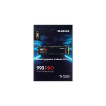 Load image into Gallery viewer, SAMSUNG MZ-V9P2T0BW 990 PRO 2 TB NVMe SSD - Read Speed up to 7450 MB/s; Write Speed to up 6900 MB/s; Random Read up to 1400000 I/O
