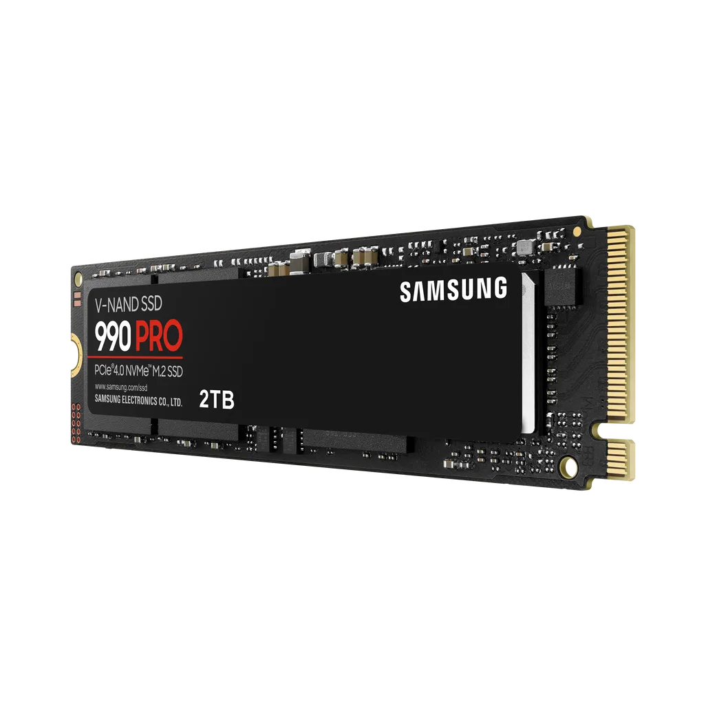 SAMSUNG MZ-V9P2T0BW 990 PRO 2 TB NVMe SSD - Read Speed up to 7450 MB/s; Write Speed to up 6900 MB/s; Random Read up to 1400000 I/O