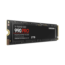 Load image into Gallery viewer, SAMSUNG MZ-V9P2T0BW 990 PRO 2 TB NVMe SSD - Read Speed up to 7450 MB/s; Write Speed to up 6900 MB/s; Random Read up to 1400000 I/O
