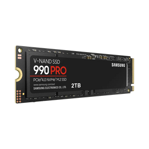 SAMSUNG MZ-V9P2T0BW 990 PRO 2 TB NVMe SSD - Read Speed up to 7450 MB/s; Write Speed to up 6900 MB/s; Random Read up to 1400000 I/O