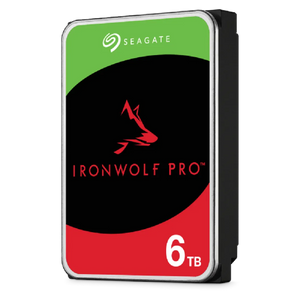 Seagate Ironwolf Pro ST6000NT001 6TB 3.5'' HDD NAS Drives 7200 RPM; SATA 6GB/s Interface; 256MB Cache;550TB/Year; Unlimited Bays