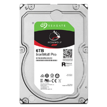 Load image into Gallery viewer, Seagate Ironwolf Pro ST6000NT001 6TB 3.5&#39;&#39; HDD NAS Drives 7200 RPM; SATA 6GB/s Interface; 256MB Cache;550TB/Year; Unlimited Bays
