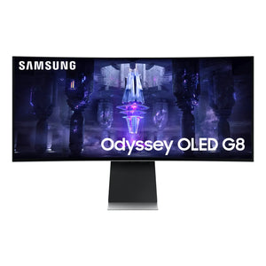 Samsung LS34BG850 34'' 175Hz HDR400 OLED Smart Curved Gaming Monitor; 1800R; 3440x1440; GTG 0.1m.s; FreeSync Premium; HAS; Tizen