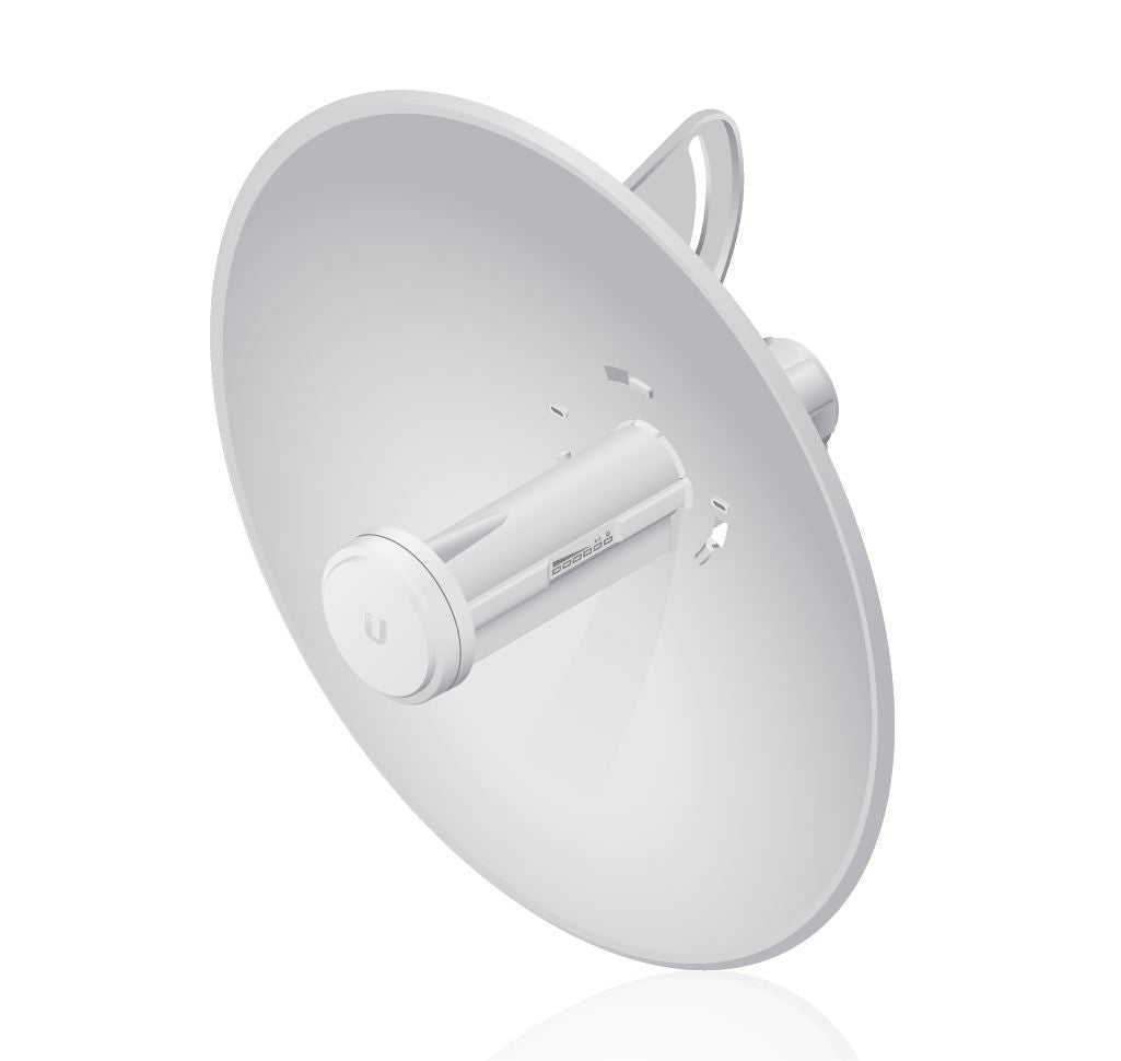 Ubiquiti UISP - airMAX - PowerBeam M5: 5GHz Hi Power 2x2 MIMO, 22dBi TDMA Station, 300mm Dish, includes 24v PoE injector, UBAM-PbeM5-300