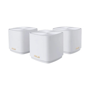 ASUS ZenWiFi XD5 (W-3PK) AX3000 WiFi 6 Dual-band Mesh system 3 PACK- Coverage up to 5000 Sq. ft. 90IG0750-MO3B20 - Dual-band (2.4GHz/5GHz) Mesh Router