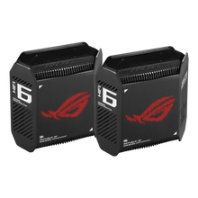 Load image into Gallery viewer, ASUS ROG Rapture GT6 (B-2-PK) Gaming Router 2.4GHz 2x2 upto 574Mbps/5GHz-2 4x4 upto 4808Mbps/1xWAN/3xLAN/1xUSB/AiMesh/AiProtection/VPN
