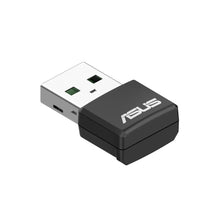 Load image into Gallery viewer, Asus USB-AX55 Nano Dual Band Wireless AX1800 USB Adapter; Smallest WiFi 6 adapter; WPA3; MU-MIMO, Wired, USB, WWAN, 1800 Mbit/s
