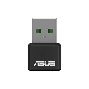 Asus USB-AX55 Nano Dual Band Wireless AX1800 USB Adapter; Smallest WiFi 6 adapter; WPA3; MU-MIMO, Wired, USB, WWAN, 1800 Mbit/s