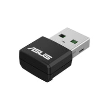 Load image into Gallery viewer, Asus USB-AX55 Nano Dual Band Wireless AX1800 USB Adapter; Smallest WiFi 6 adapter; WPA3; MU-MIMO, Wired, USB, WWAN, 1800 Mbit/s
