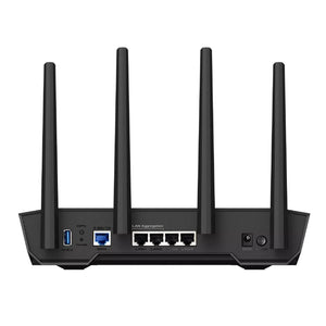 Asus TUF Gaming AX4200 Dual Band WiFi 6 Router; WiFi 6 802.11ax; 2.5Gbps port; Mesh WiFi support; Adaptive QoS; Port Forwarding