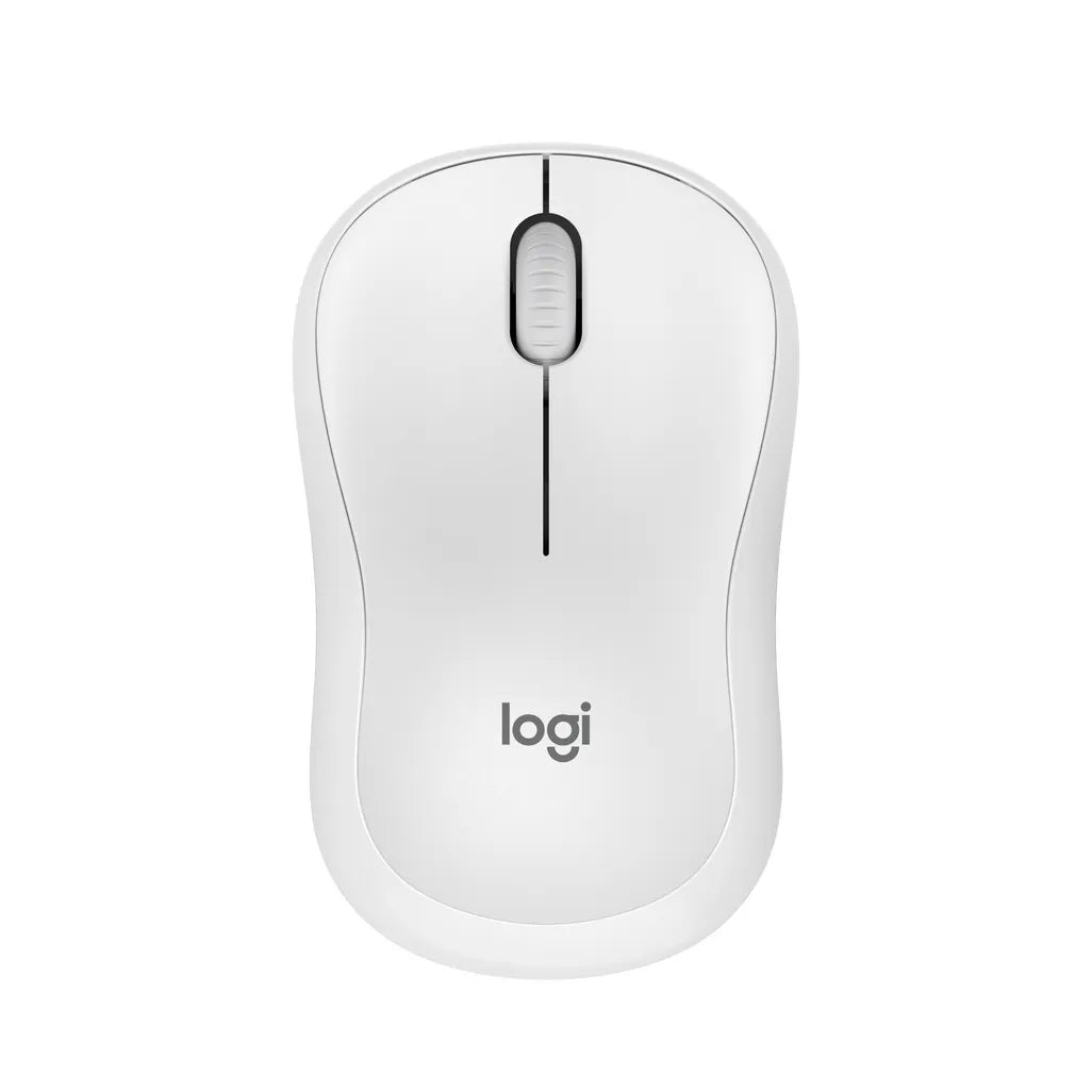 Logitech M240 Silent Bluetooth Mouse, Ambidextrous, wireless mouse, 3 buttons, Scroll type: Wheel. Power source: Batteries - Off White, 910-007120