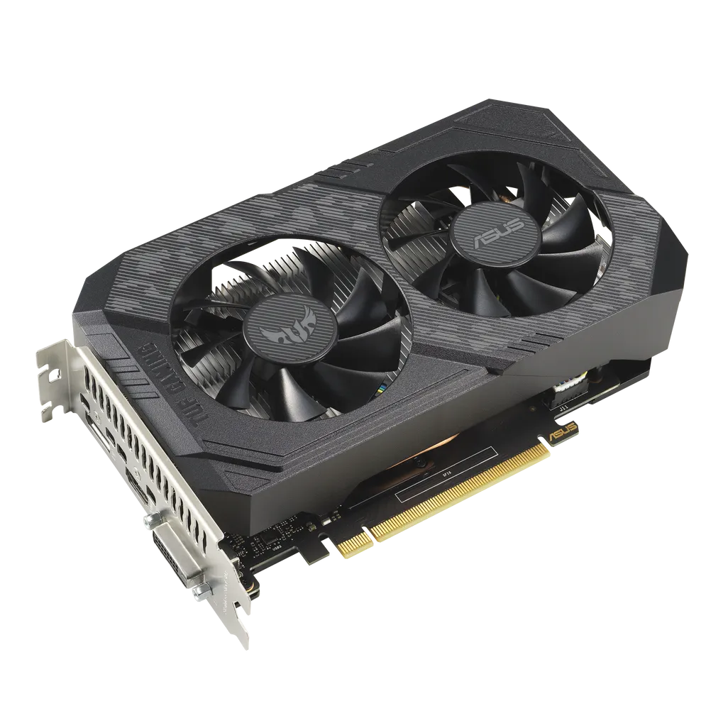 ASUS Graphics Card/NVIDIA/PCIe3.0/4GB GDDR6/OC mode:1665 MHz(Boost Clock)1xHDMI/1xDVI/1xDP/3xMax Display/21.2x12.1x4cm/300W