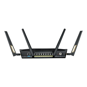 Asus RT-AX88U AX6000 Dual Band WiFi 6 Router; Dual 2.5G Port; 2.0 GHz Quad-core CPU; AiProtection Pro; WPA3; Parental Control; Mesh WiFi