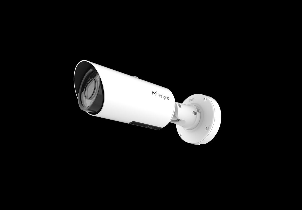 Milesight 2MP, AI Motorized Pro Bullet Network Camera, Up to IP67-rated for Weather-resistant Performance, Multi port: AlarmI/O, Audio I/O, DC12V