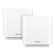 Load image into Gallery viewer, ASUS ZenWifi XT8 V2(W-2PK) AX6600 Tri-band Mesh WiFi 6 System 2 PACK - with 3x Ethernet LAN (RJ-45) ports – Coverage up to 5500 sq.ft 90IG0590-MO3A80
