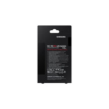 Load image into Gallery viewer, Samsung MZ-V9P2T0CW 990 Pro 2 TB NVMe SSD W/Heatsink - Read Speed up to 7450 MB/s; Write Speed up to 6900 MB/s; Component for PC
