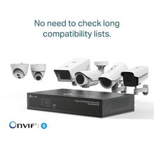Load image into Gallery viewer, TP-Link VIGI NVR1008H-8P Channel PoE+ Network Video Recorder, Up to 8MP resolution, 8× Fast Ethernet Mbps PoE+ Port, PoE Power 53W,1× SATA(up to 10TB)

