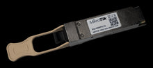 Load image into Gallery viewer, MikroTik Multi-mode QSFP28 SFP Module 100m - 100 Gigabit, 4 independent full-duplex channels (with 25Gbps per channel bandwidth), MTP/MPO Connector
