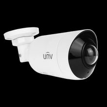 Load image into Gallery viewer, UNV Ultra H.265 -P1- 5 MP LightHunter, 180° Wide View IP Bullet Camera, Uniview Smart Analytics, PoE, IR 20m, 1.68mm Lens, IP67, IK10, SD, Mic, Dewarp
