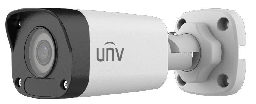 UNV Ultra H.265 A 4MP Mini Fixed Bullet-Camera (Plastic) Now support up to 30 FPS, No Analytics, PoE, IR 30m, 2.8mm lens, IP67, Motion and Intrusion