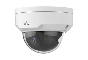 UNV Ultra H.265 -a- 4MP Vandal-resistant Mini Fixed Dome Camera (Up to 30 FPS), No Analytics, PoE, IR 30m, 2.8 mm lens, IP67, IK10, Motion & Intrusion