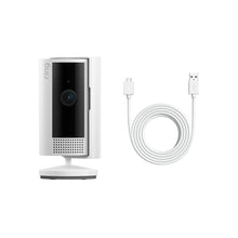 Load image into Gallery viewer, Ring Indoor Camera (2nd Gen) Hardwired, White, HD video, 2-way talk, Color Pre-roll, Color Night Vision &amp; motion-activated notifications, Fixed Camera
