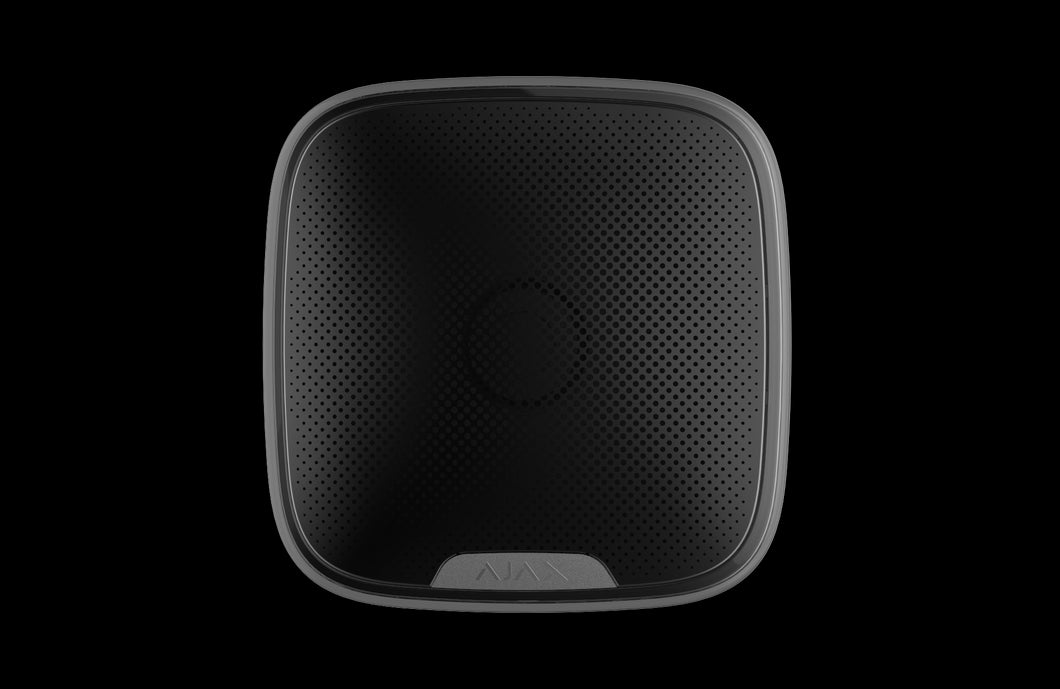 AJAX Security - StreetSiren Jeweller - Black Outdoor Wireless Siren | AJAX-SS-OUT-B