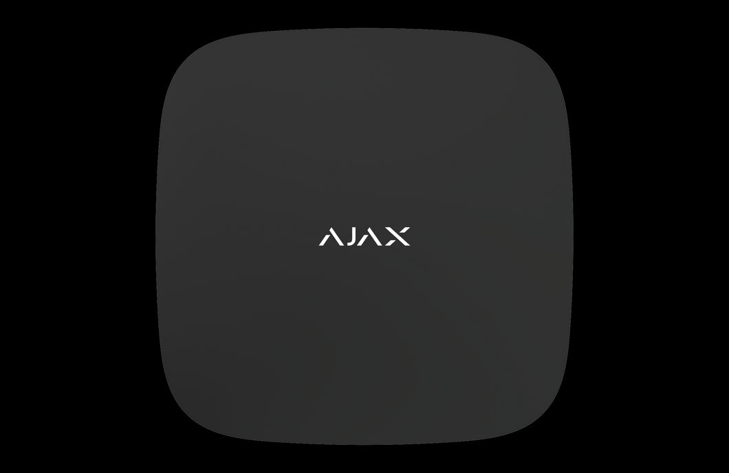 AJAX Security - Hub 2 Black Plus with Advanced Control Panel, Alarm Photo Verification, 2 Sim, ETH, and Wi-Fi