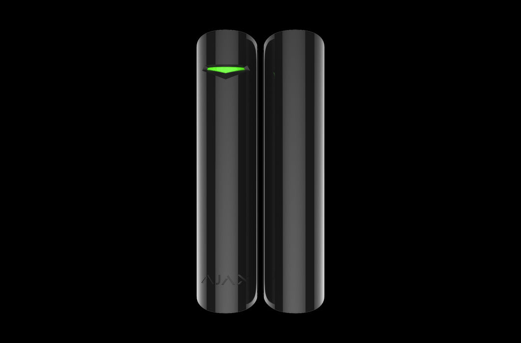 AJAX Security - DoorProtect Plus Jeweller - Black Indoor Opening Detector with Shock and Tilt Sensors | AJAX-DP-PLUS-INDR-B