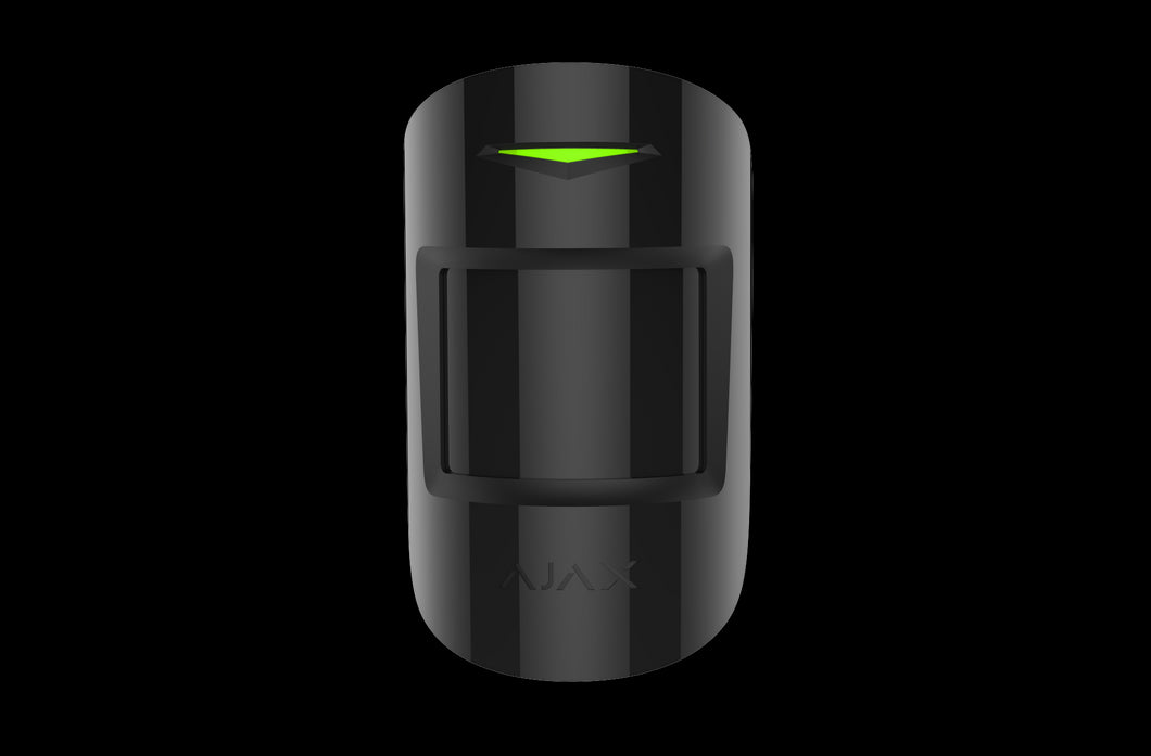 AJAX Security - CombiProtect - Black Wireless Combined Motion & Glass Break Detector | AJAX-CP-INDR-B