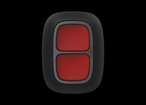 AJAX Security - DoubleButton Jeweller - Double Black Wireless Smart Button for Panic and Control Modes | AJAX-PB-DOUBLE-B