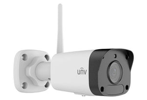 UNV - Ultra H.265 4MP WiFi Connected Bullet-Camera, Uniview No Analytics, DC 12V, IR 30m, 4.00mm lens, IP67, 2.4 GHz, Micro SD 256GB, Motion Detection