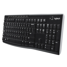 Load image into Gallery viewer, Logitech Wireless Keyboard K270 Unifying USB receiver Spill resistant full size layout
