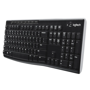 Logitech Wireless Keyboard K270 Unifying USB receiver Spill resistant full size layout