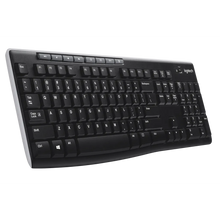 Load image into Gallery viewer, Logitech Wireless Keyboard K270 Unifying USB receiver Spill resistant full size layout
