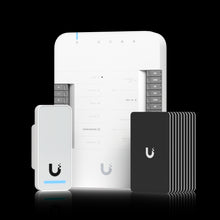 Load image into Gallery viewer, Ubiquiti UniFi Access - Starter Kit - G2, 1x UniFi Access Door Hub, 1x Access Reader G2, 10x UniFi Access Cards, Access Control, UniFi door Access
