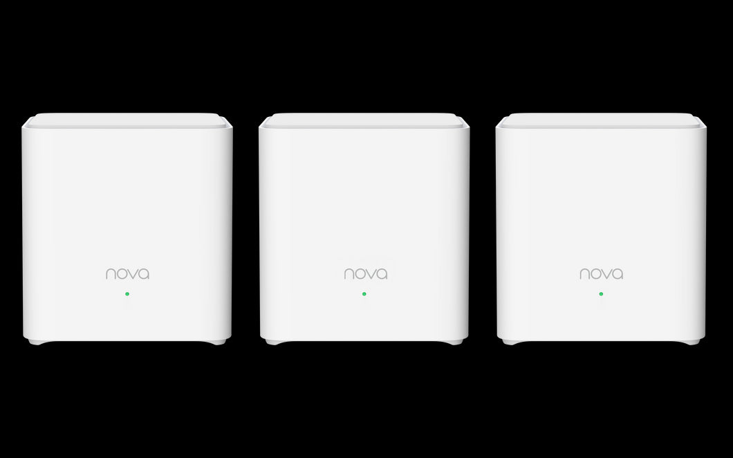 Tenda 3-Pack Home Wi-Fi 6 Mesh System, AX1500, TR069, Beamforming, MU-MIMO, OFDMA, Supporting Easymesh Technology, Indoor  Wi-Fi | Nova MX3