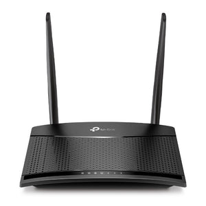 TP-Link 300Mbps Wireless N 4G LTE Wi-Fi/Wireless Router, 3x 10/100Mbps LAN ports and 1x 10/100Mbps LAN/WAN port, 300Mbps at 2.4GHz, TP-MR100