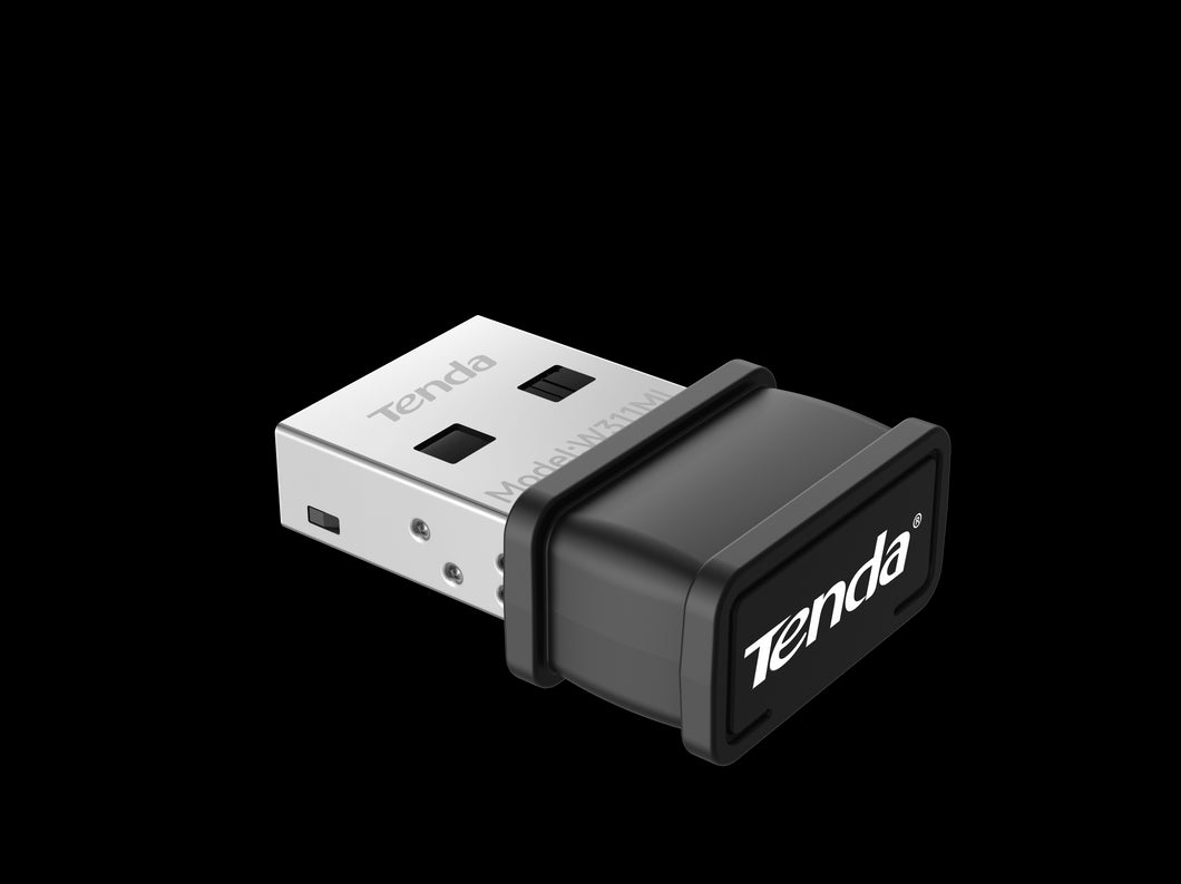 Tenda Wi-Fi 6 Wireless USB Adapter, Ultra Compact USB - Backwards Compatible, up to 287Mbps, Soft AP, WPA, WPA2 | W311MI-W6