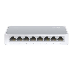 TP-Link 8-Port 10/100Mbps mini Desktop Switch, 8× 10/100M RJ45 Ports, auto MDI/MDIX, Desktop Plastic Case, Networking, Desktop Unmanaged Switch