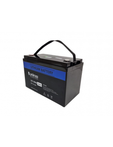 Uniross 12.8V 100Ah, 1.28kWh Lithium Phosphate battery, LiFePO4, Charge @ 20A (Max 100A) Discharge @ 100A (Max 100A) IP56 Rated, UR-BAT-LiFePO4-12-100