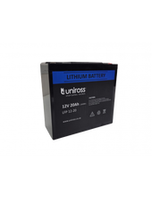 Load image into Gallery viewer, Uniross 12.8V 20Ah, 256Wh Lithium Phosphate Li-FePO4 battery, Charge @ 4A (Max 20A) Discharge @ 20A (Max 20A) IP56 Rated, Power &amp; Surge, UPS &amp; Solar
