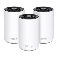 Load image into Gallery viewer, TP-Link Deco XE75 AXE5400 Whole router Home Mesh Wi-Fi 6E System(3-pack), Wi-Fi 6E router, MU-MIMO, Downlink and Uplink OFDMA, 3 x Gb Ports per node
