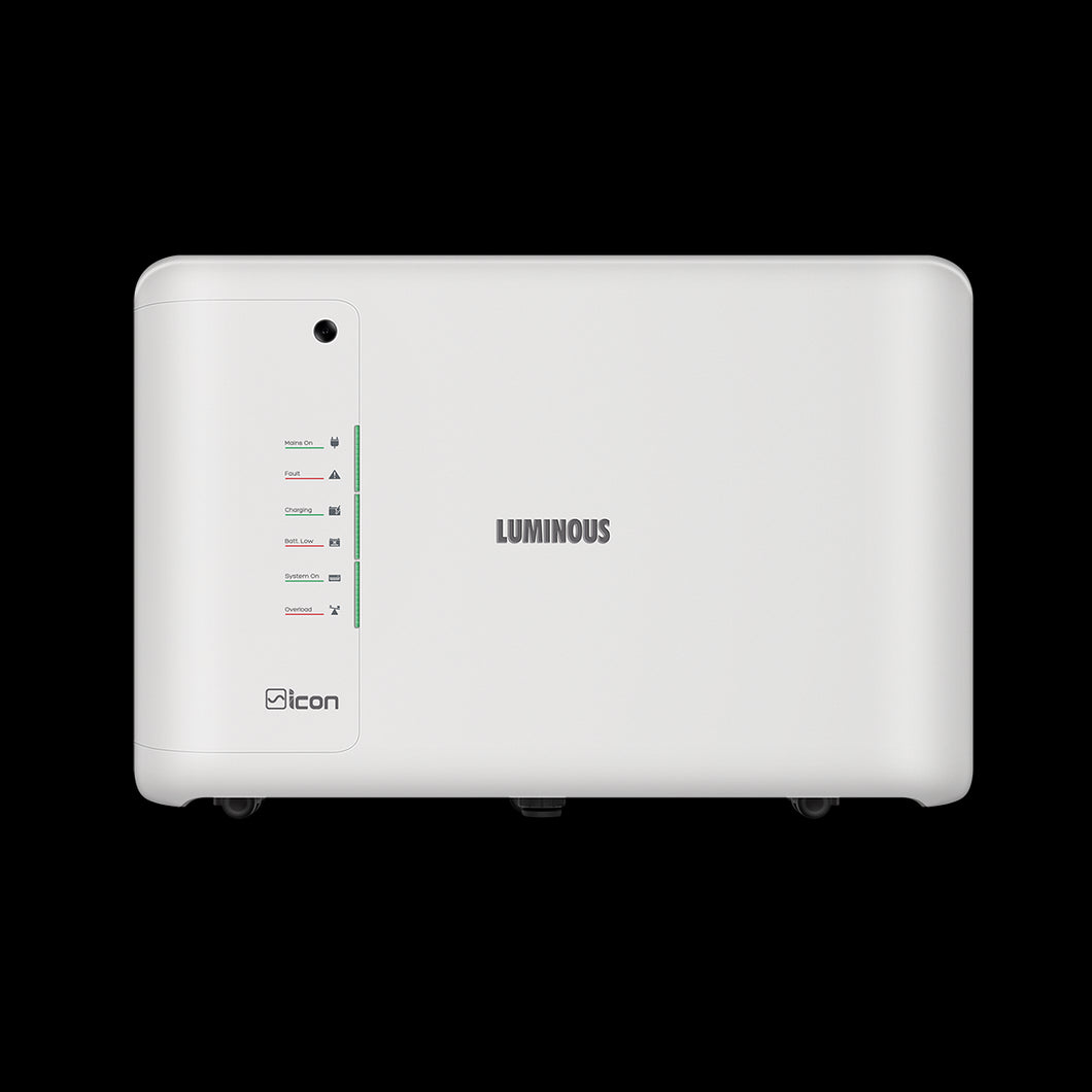 Luminous - ICON 1600 Inverter, 1400VA, 12V, Pure Sinewave, Non-Solar, Grid-tied